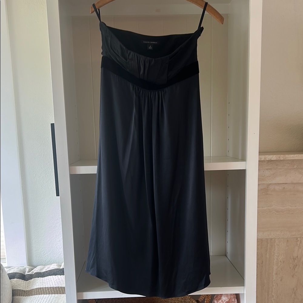 Banana Republic Strapless Black Dress